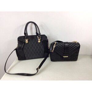 CLASSIC Black Purses Shoulder Bags Lot of 2